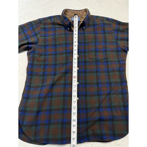 Pendleton Wool Shirt Lined MacDuff Hunting Tartan Pure Virgin Wool L USA - Picture 5 of 8